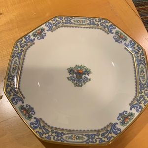 Lenox Autumn 11 3/4 octagonal serving dish/bowl with a floral fruit design.